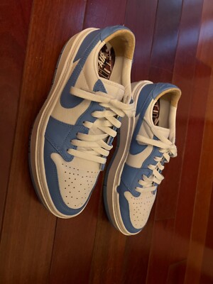 Nike Women's Air Jordan 1 Elevate Low UNC Blue/Wht DQ3698-141 Size 9