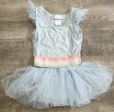 American Bitty Baby Ballerina Girls Leotard ONLY Tutu Outfit Blue Size XL