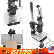 Manual Leather Hole Puncher Hand Punching Machine Press Punch Tool Leather Craft
