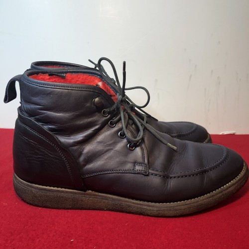 Marc Jacobs Laceup Ankle Boots Mens US 8 Blue/Black Made in Italy EU 42 Rare - Picture 4 of 12
