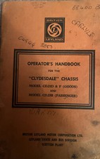 CLYDESDALE CHASSIS OWNERS OPERATORS handbook Model CD.21A CD.23A-British leyland