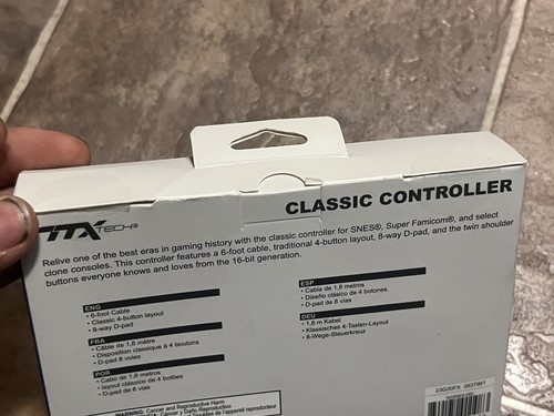 TTX SNES Classic Controller for Super Nintendo Systems BRAND NEW - Picture 3 of 3