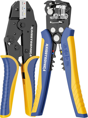 Haisstronica Wire Stripper and Crimping Tool,Awg 24-10 Automatic Stripper Tool w
