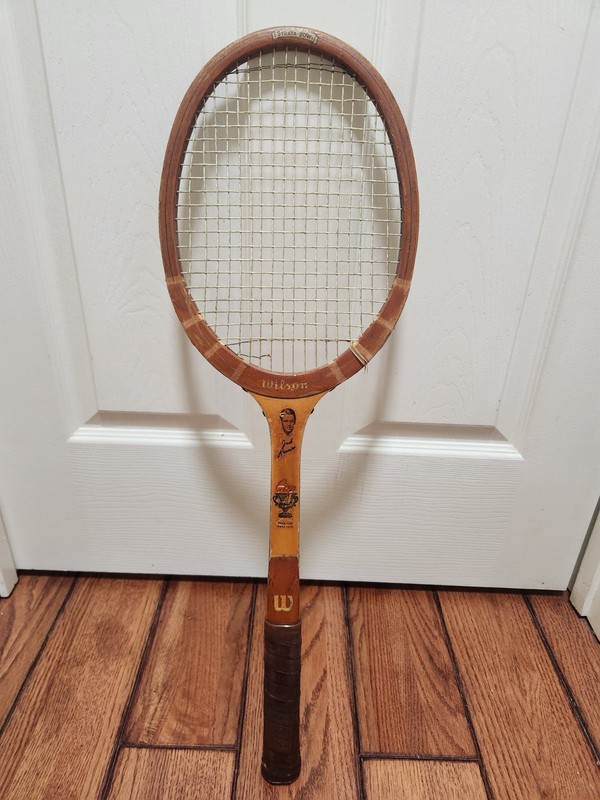 Vintage Wilson Jack Kramer Cup Strata-Bow Wooden Tennis Racquet