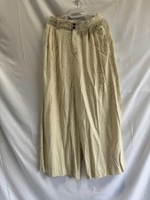 CeCe Pleated Wide Leg Trousers Size 4 With Fabric Snags 