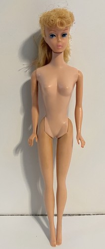 Vintage 1962 Mattel Barbie 850 #6 Ponytail Doll Blonde Hair