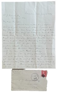 1896 Silverton Colorado 2 Page Letter With Good Content
