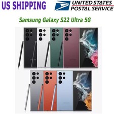 Sealed New Samsung Galaxy S22 Ultra 5G S908U 128GB Unlocked GSM CDMA All Carrier