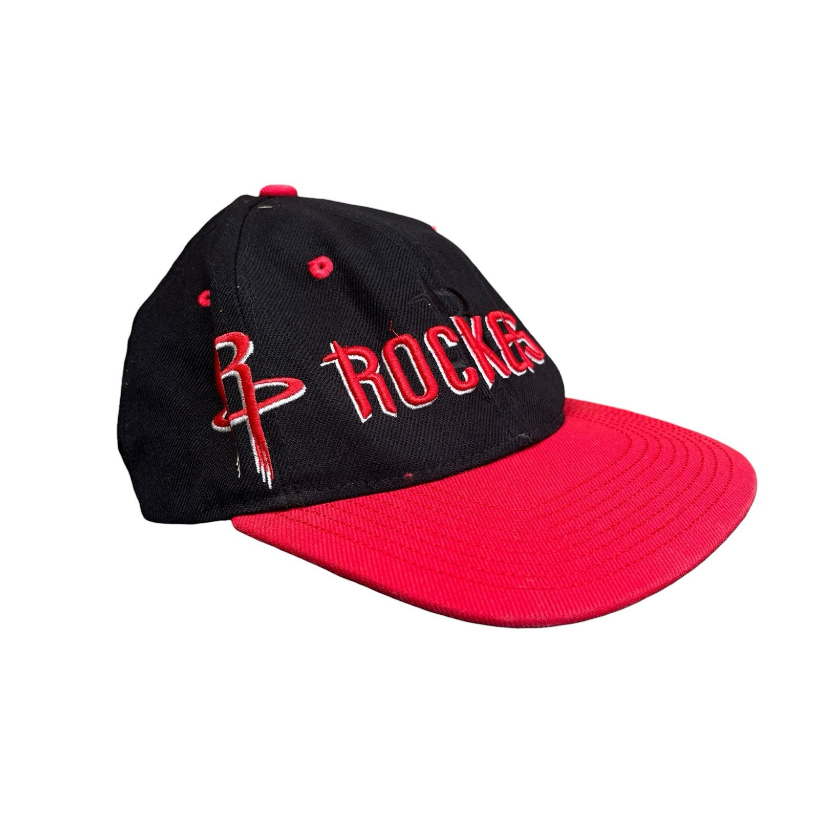 Houston Rockets Baseball Cap NBA Adidas Sportswear Black Red Hip Hop One Size image 2