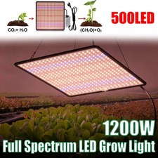 1200W Grow Light Full Spectrum LED for Indoor Plant Growth 4x4 ft Coverage Area