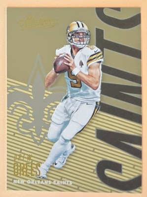 2018 Panini Absolute Drew Brees #68 New Orleans Saints