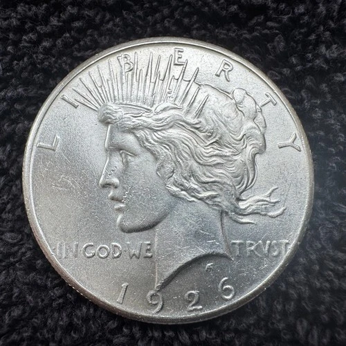 1926 Peace silver dollar BU. Great choice gem example.