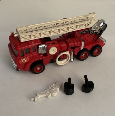 Vintage 1985 G1 Transformers INFERNO Authentic Takara Japan Stamp - Parts/Repair