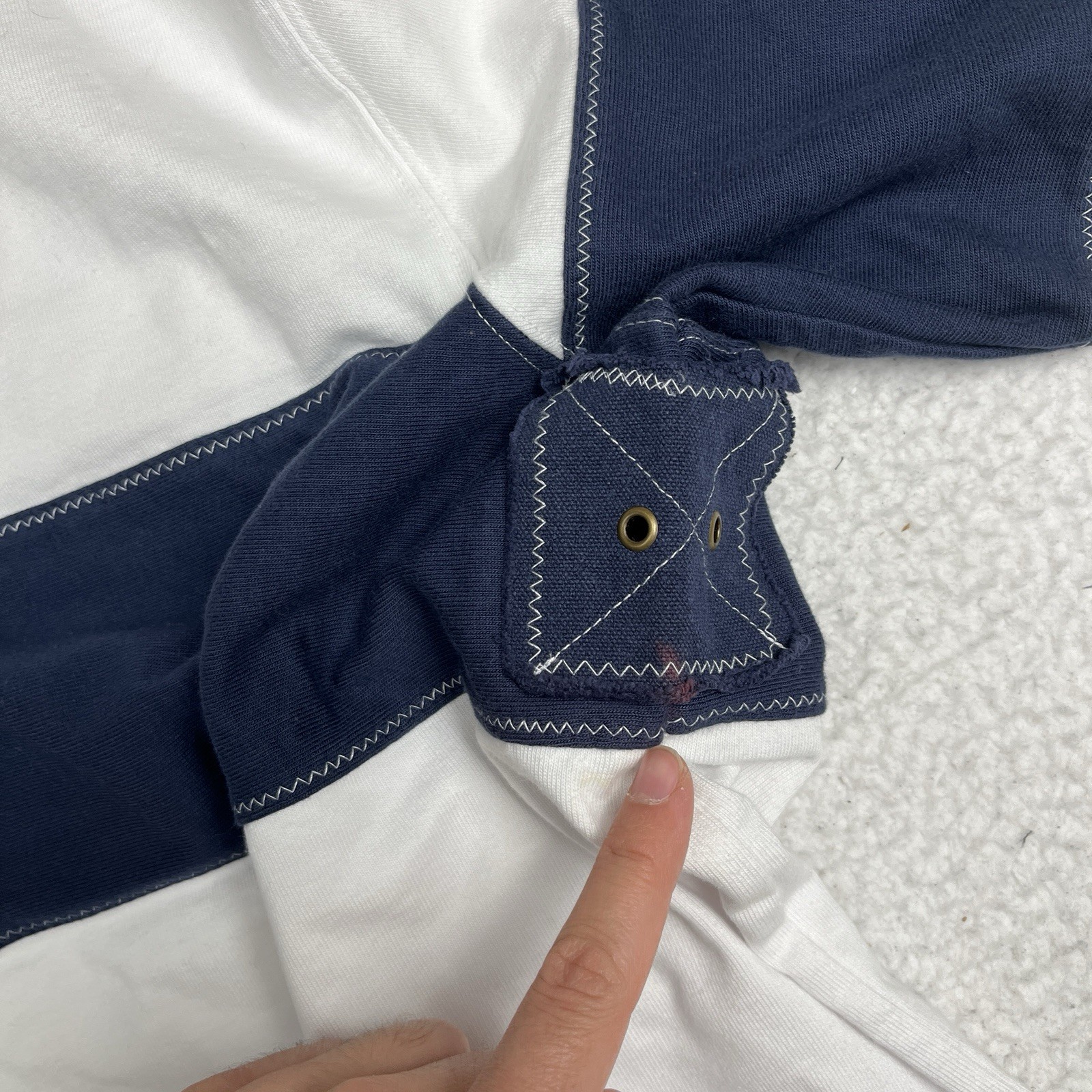 Orvis Sweater Nautical Pullover Toggle Shawl Mens… - image 7