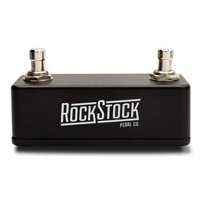 Rock Stock Dual Foot Switch Pedal - Versatile TRS Auxiliary Guitar Pedal - Ex...