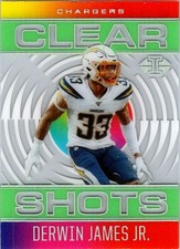 2021 Panini Illusions #CS-6 Derwin James Jr. Clear Shots Emerald
