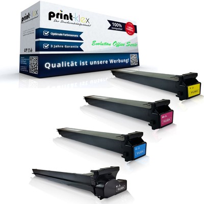 4x Premium Tonerkartuschen für Konica Minolta Bizhub C203 Imagistics CM2522