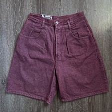 Vintage Forenza High Pleated Waist Shorts Women's 10