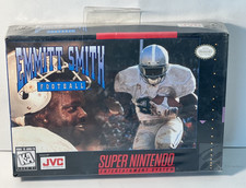 Emmitt Smith Football (Super Nintendo Entertainment System, 1995) New Snes