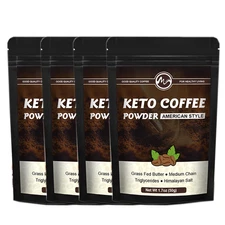 1-4 Pack Keto Instant Keto Coffee Powder Weight Loss Detox Keto Diet Coffee USA