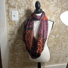 Charlotte Russe Infinity Scarf Lightweight 100% Polyester 44” Wide