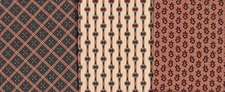 "ROCKY MOUNTAIN QUILT" JUDIE ROTHERMEL 1800 REPRODUCTION FABRICS ( CW-639 ) 3 FQ