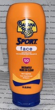 Banana Boat Sport Face Lotion SPF 50 Sunscreen - 3 fl.oz./ 89 ml., Rubs in Clear