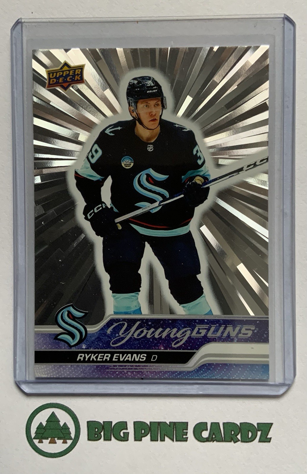 2023-24 Upper Deck Extended Series - Young Guns Ryker Evans #726 Outburst (RC)