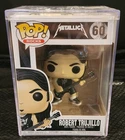 Funko Pop Rocks Metallica Bassist Rob Trujillo #60 New In Hard Protector Case