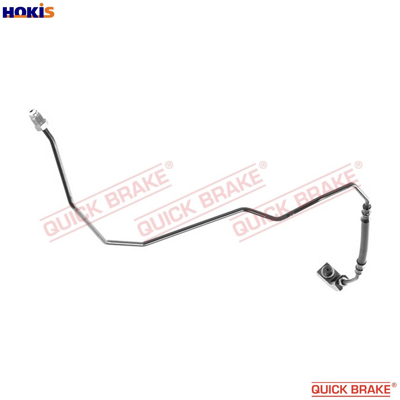 QUICK BRAKE Brake Hose VW,AUDI,SKODA 96.011X 1J0611763L,1J0611763L,1J0611763L Brake Line,Brake Pipe 1J0611763L - Image 5