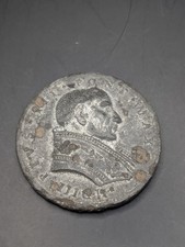 Pope Pius III Vatican medal. Antique 1550-1555 Papal Catholic. Rare Christian 