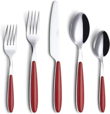 ANNOVA Silverware Set, Elegant Stainless Steel Colorful Tableware Kitchen Flatwa