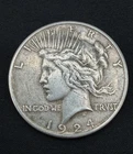 1924 Silver Peace One Dollar Coin Liberty Eagle USA - BEAUTIFUL COIN