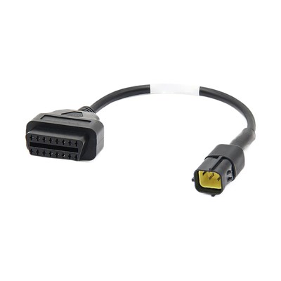 OBD Extension Cable 4-Pin to OBD Splitter Adapter Extension Cable Heavy gaudily