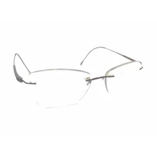 Silhouette 7719 40 6054 Titanium Brown Rimless Eyeglasses Frames 17 135 Austria