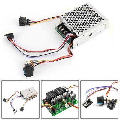 Motor Drehzahlregler DC10-55V 12/24/36V 60A Reversible Speed Controller Schalter