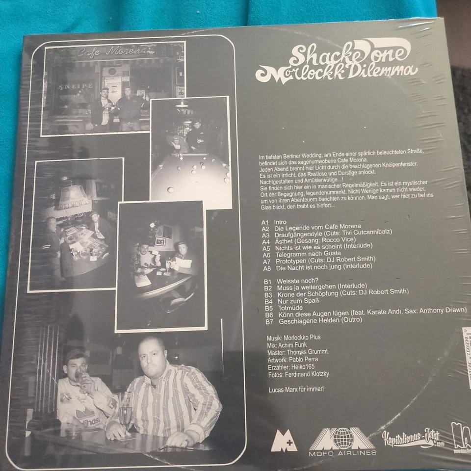 Shacke One & Morlockk Dilemma - Die Legende vom Cafe Morena LP (PICTURE DISC) - Bild 2 von 2
