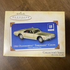 NEW Hallmark Keepsake 1966 Oldsmobile Toronado Coupe Christmas Holiday Ornament
