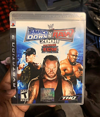 THQ WWE SmackDown vs. Raw 2008 Featuring ECW PS3 NTSC-U/C T Manual