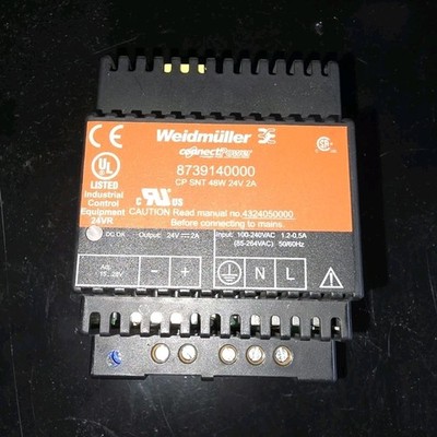 Weidmüller Switching Mode Power Supply 48W 24V 2A MPN 8739140000