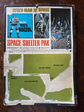 MATTEL MAJOR MATT MASON SPACE SHELTER PAK ORIGINAL BACKER BLISTER CARD 1967