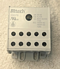 Power Distribution Block 1 Input 8-2AWG Out 10 14-4AWG 600V 115Amp Altech 38076