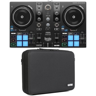 Hercules DJ DJControl Inpulse 200 mk3 2-channel DJ Controller with Case