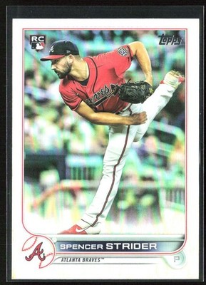 Spencer Strider 2022 Topps Rainbow Foil RC #509 Atlanta Braves
