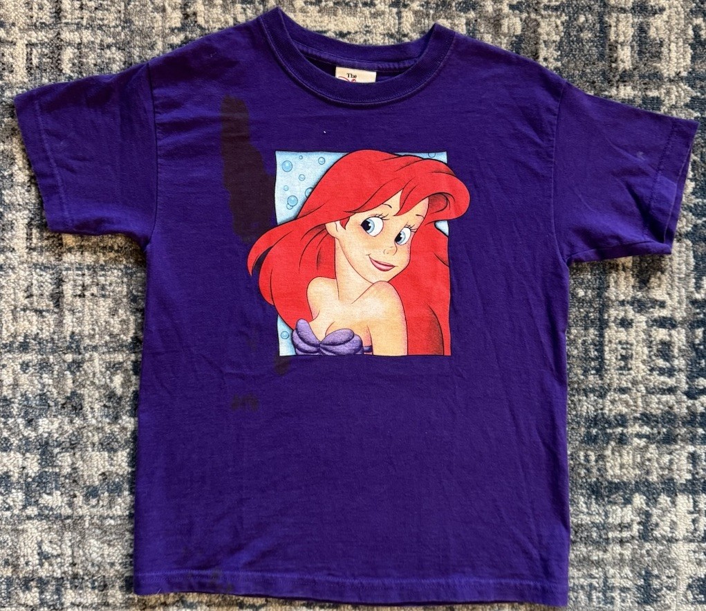 Vintage 90s Disney's The Little Mermaid Ariel T Shirt Size 7 Vintage 90s Disney's The Little Mermaid Ariel T Shirt Size 7