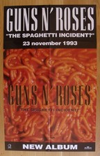 GUNS N' ROSES spaghetti incident affiche poster promo vintage 100x62 cm '93