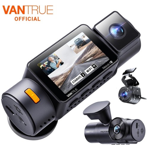 Vantrue N4S Dash Cam Front Cabin Rear Night Vision, Parking Monitor, G-Sensor