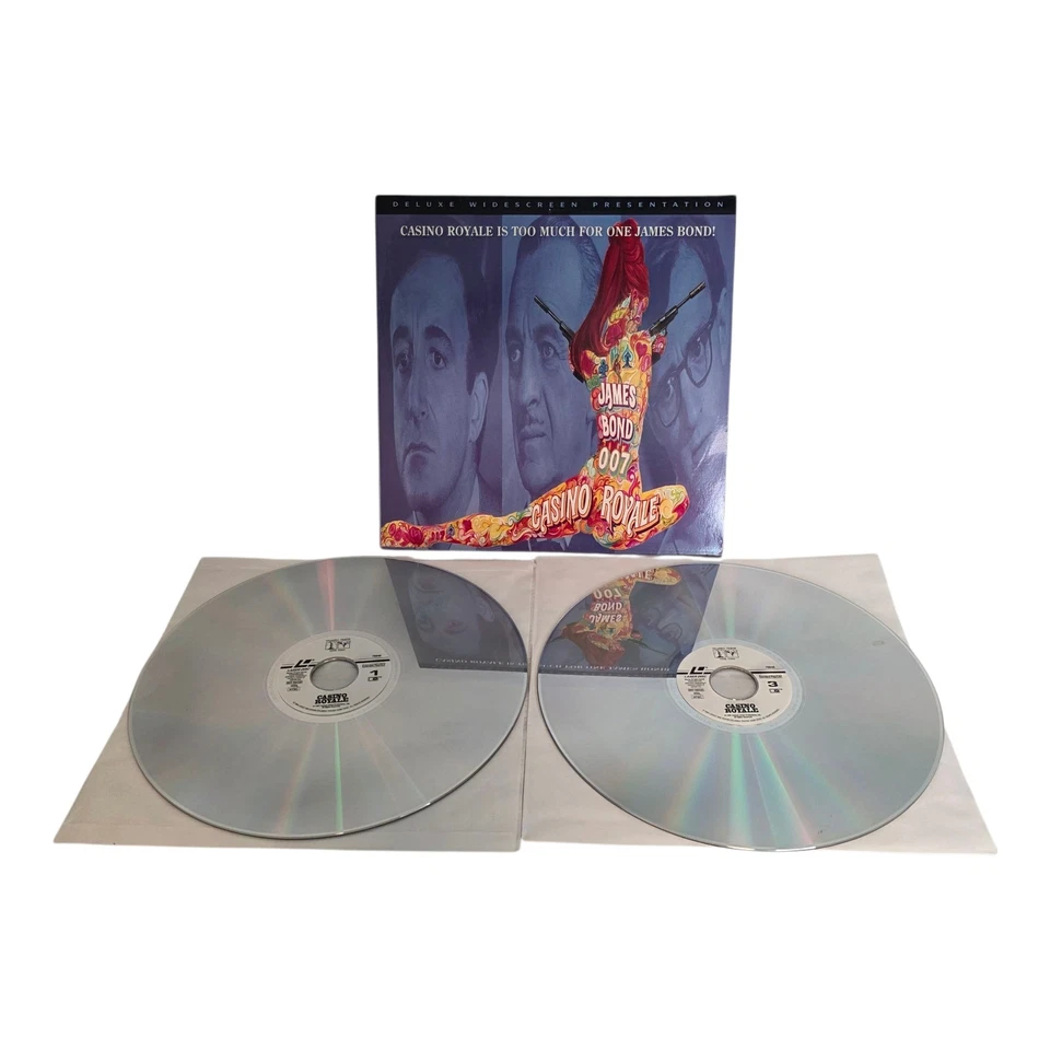CASINO ROYALE 2-Laserdisc LD WIDESCREEN FORMAT EXCELLENT CONDITION VERY RARE! — 第 3/4 张图片