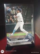 2025 TOPPS NOW #588 BOB SEYMOUR CALL UP1st CAREER HR TAMPA BAY RAYS PR:808