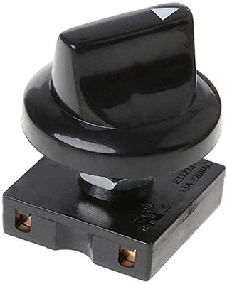 4 Position 3 Speed Rotary Fan Switch with Button, Ceiling Fan Wall Control an...